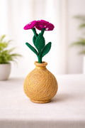 COIR FLOWER vase