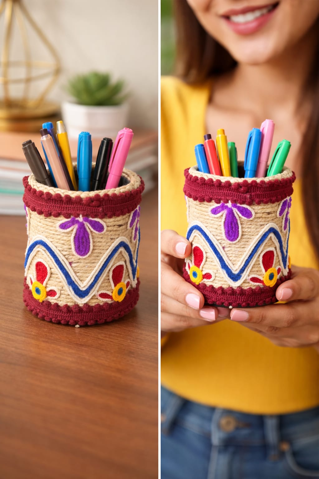 HAND MADE PEN STAND
